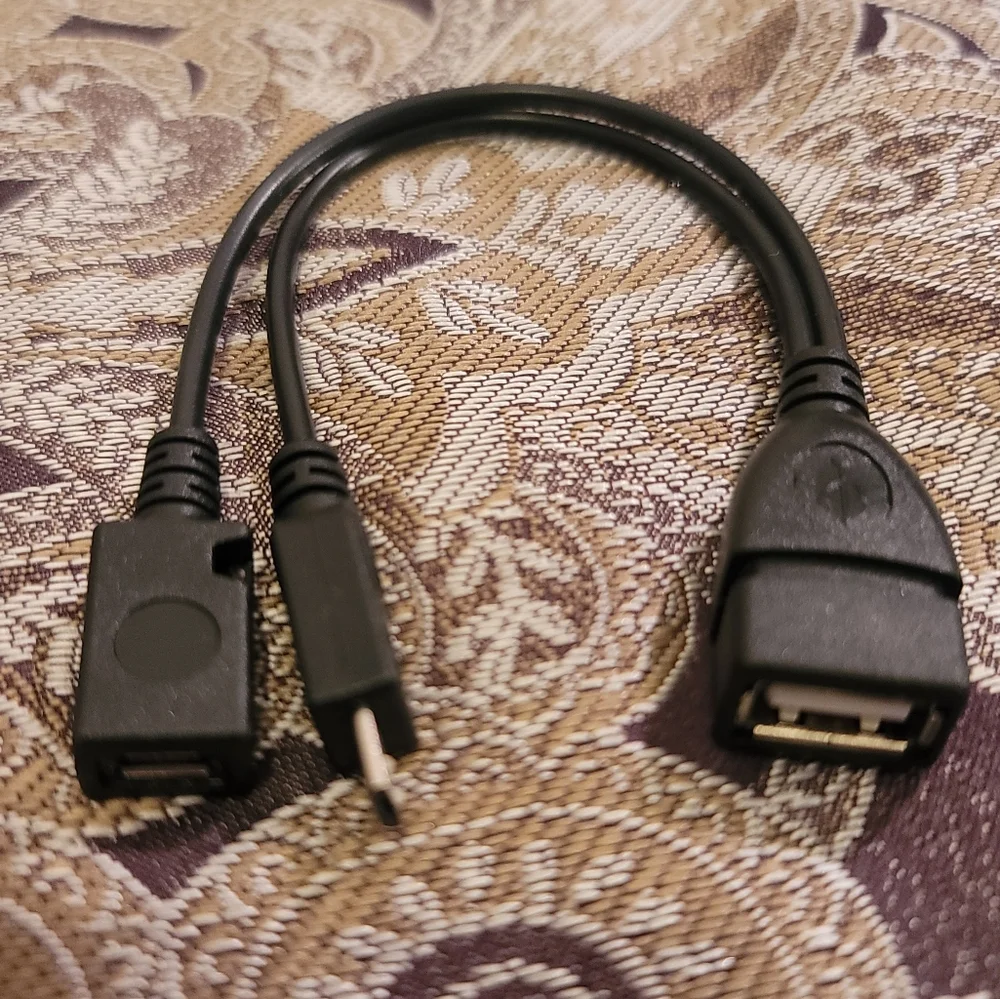 OTG Cables For Fire Stick. USB OTG PORT ADAPTER Cable 2nd Gen Fire Cube x 1 V9U0
